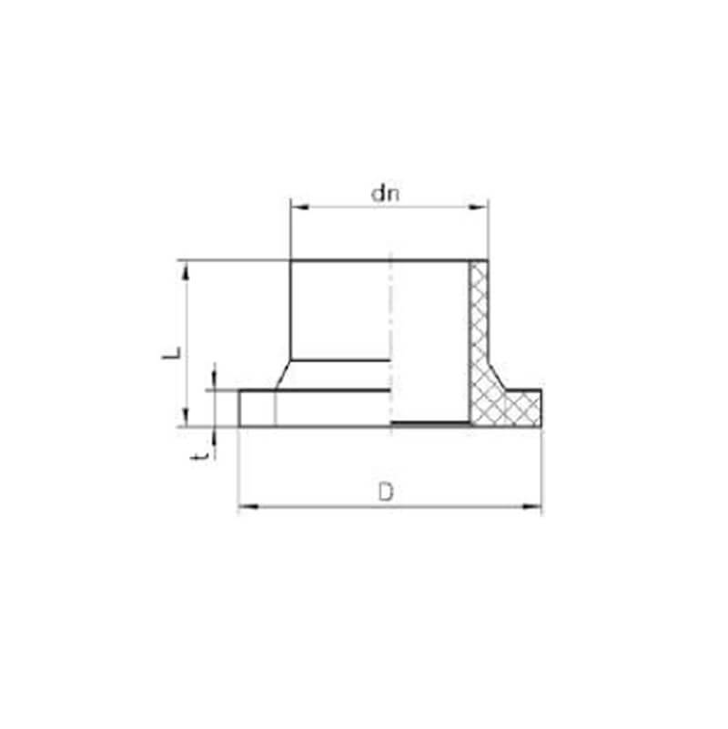 FLANGE ADAPTOR (LONG SPIGOT) PN16 Azeeta Pipe Thermoplastic piping